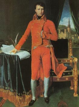 讓 奧古斯特 多米尼尅 安格爾 Bonaparte as First Consul